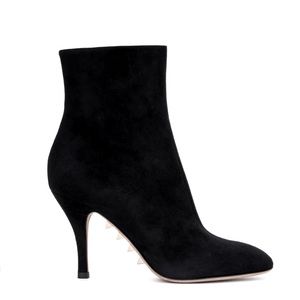 Valentino Suede Jaw Stud Booties
